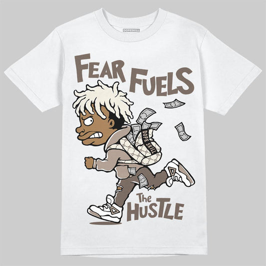 New Balance 204L Mushroom DopeSkill T-Shirt Fear Fuels The Hustle Graphic Streetwear - White