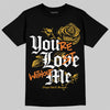 Jordan 5 'Tokyo' DopeSkill T-Shirt You’re Lost Without Me Graphic Streetwear - Black