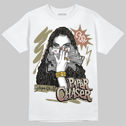 Jordan 6 Retro Neutral Olive DopeSkill T-Shirt NPC Graphic Streetwear - White 