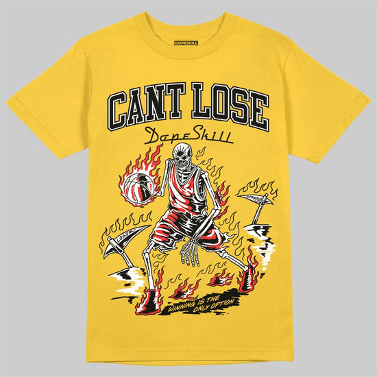 Jordan 5 'Tokyo' DopeSkill T-Shirt Cant Lose Graphic Streetwear - Gold
