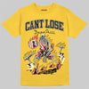 Jordan 5 'Tokyo' DopeSkill T-Shirt Cant Lose Graphic Streetwear - Gold