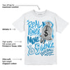 Military Blue 4s DopeSkill T-Shirt Real Ones Move In Silence Graphic