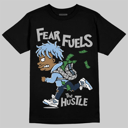 Asics Gel-Cumulus 16 Wash/Independence Blue DopeSkill T-Shirt Fear Fuels The Hustle Graphic Streetwear - Black