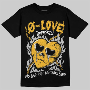 Jordan 5 'Tokyo' DopeSkill T-Shirt Crying Heart Graphic Streetwear - Black
