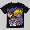 Jordan 4 Lakers DopeSkill T-Shirt Pour Up Graphic Streetwear - Black
