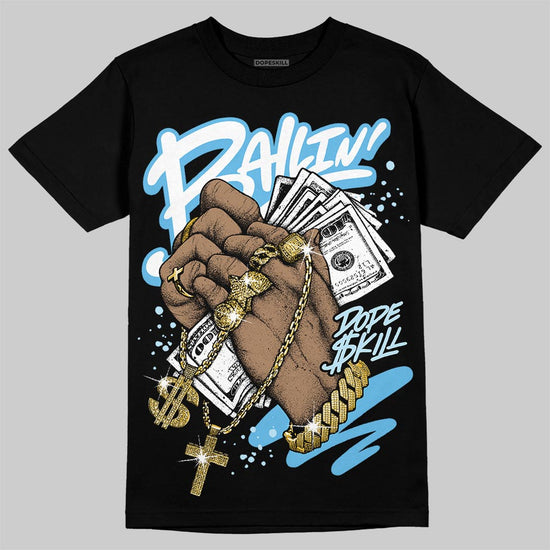 Jordan 11 Retro Legend Blue DopeSkill T-Shirt Always Ballin' Graphic Streetwear - Black