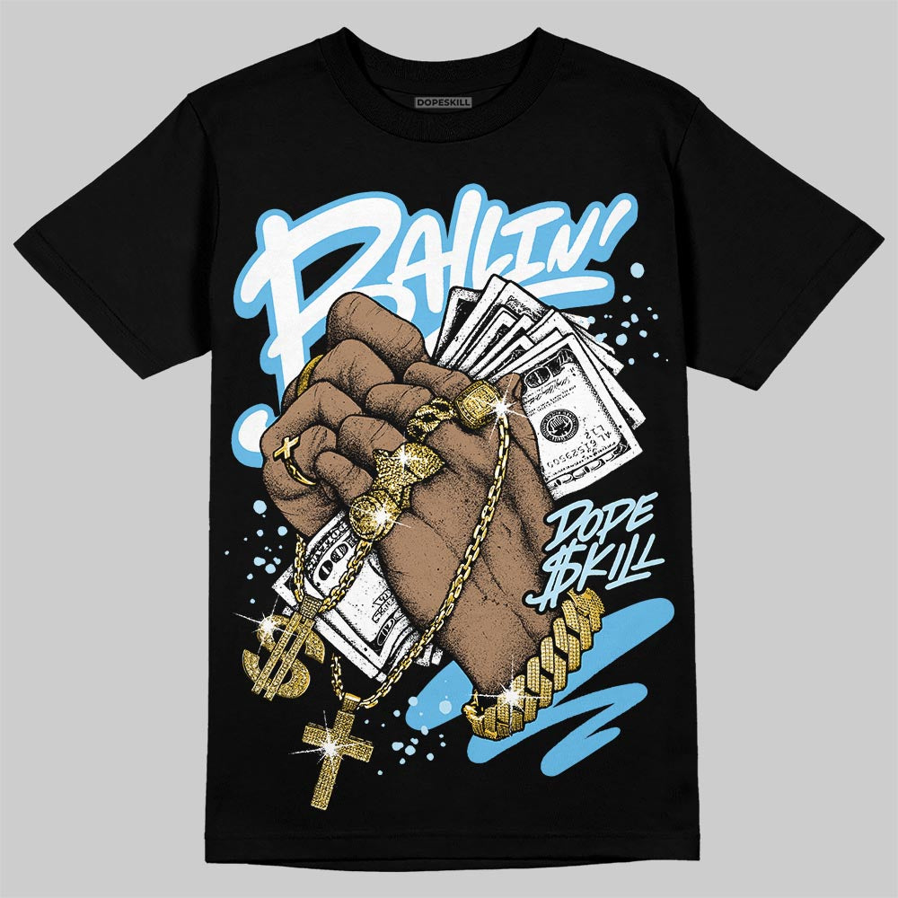 Jordan 11 Retro Legend Blue DopeSkill T-Shirt Always Ballin' Graphic Streetwear - Black