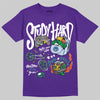Jordan 5 OG “Grape” DopeSkill T-Shirt Study Hard Graphic Streetwear - Purple 