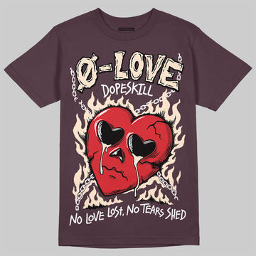 A Ma Maniere x Air Jordan 4 "Phantom" DopeSkill Maroon T-shirt Crying Heart Graphic Streetwear