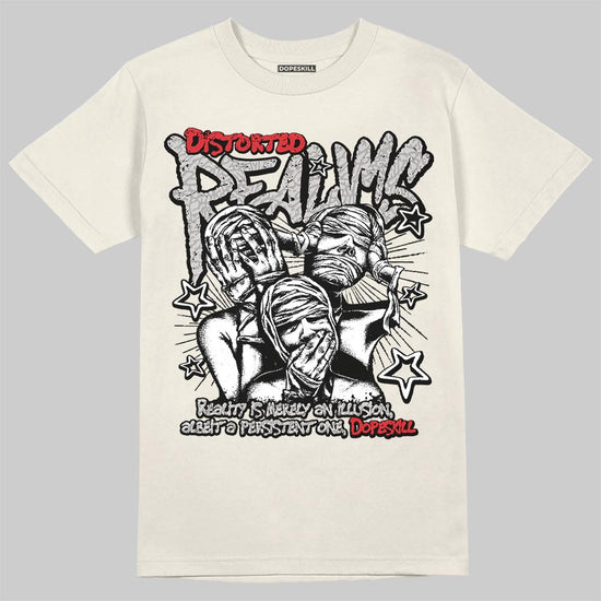 Jordan 1 Retro High OG “Sail” DopeSkill T-Shirt Distorted Realms Graphic Streetwear