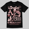 Jordan 3 Retro Valentine's Day Treat Yourself (2025) DopeSkill T-Shirt Broken Bones Graphic Streetwear - Black