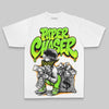 Neon Green Oversize Print Paper Chaser Boy DopeSkill Graphic T-shirt Streetwear - White