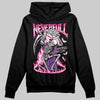 Pink Sneakers DopeSkill Hoodie Sweatshirt Heartless Graphic Streetwear - Black