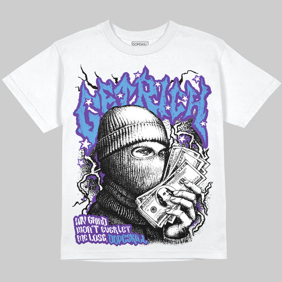 PURPLE Sneakers DopeSkill Oversize Print T-Shirt Wealthy Graphic Streetwear