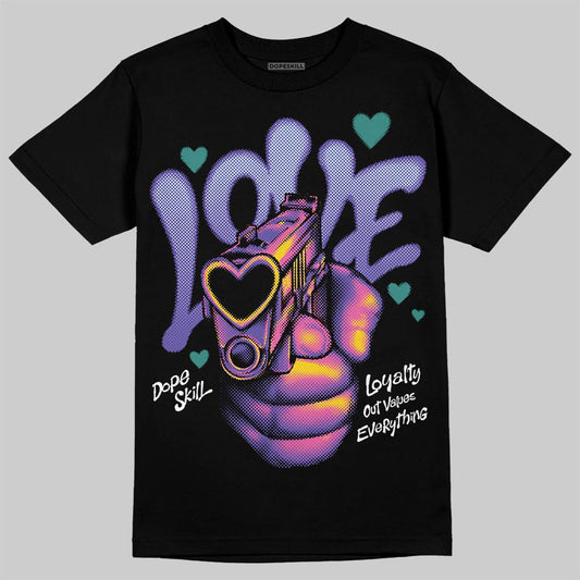 Jordan 5 OG “Grape” DopeSkill T-Shirt Love Shot Graphic Streetwear - Black