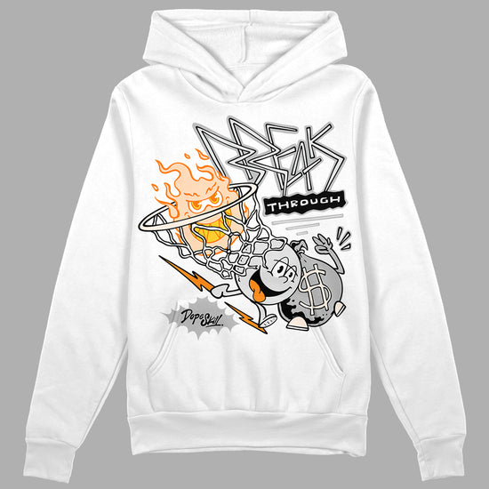 Dunk Low Cool Grey DopeSkill Hoodie Sweatshirt Break Through Graphic Streetwear - White