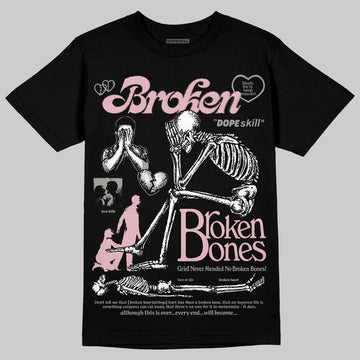 Air Max 95 OG “Pink Foam” DopeSkill T-Shirt Broken Bones Graphic Streetwear - Black