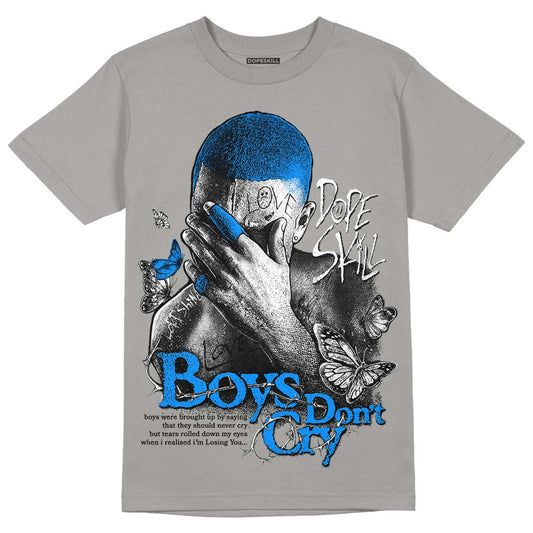 Jordan 11 Cool Grey DopeSkill Grey T-Shirt Boys Don't Cry Graphic Streetwear
