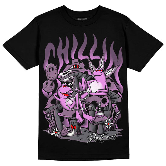 Jordan 2 “Mauve/Off-Noir” DopeSkill T-Shirt Chillin Graphic Streetwear - Black