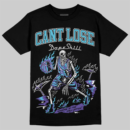 Jordan 8 Retro 'Aqua' 2025 DopeSkill T-Shirt Cant Lose Graphic Streetwear - Black