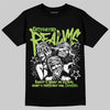 Air Max 95 Big Bubble Neon Yellow DopeSkill T-Shirt Distorted Realms Graphic Streetwear - black