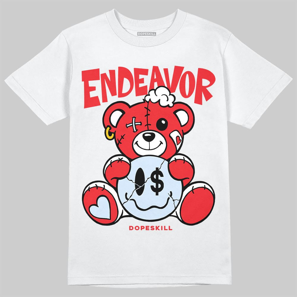 Jordan 11 Retro Cherry DopeSkill T-Shirt Endeavor Graphic Streetwear - White