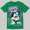 Jordan 12 Bucks DopeSkill T-Shirt Certified Lover Graphic Streetwear - Irish Green