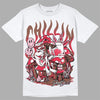 Dunk Low PRM Bacon DopeSkill T-Shirt Chillin Graphic Streetwear - White 