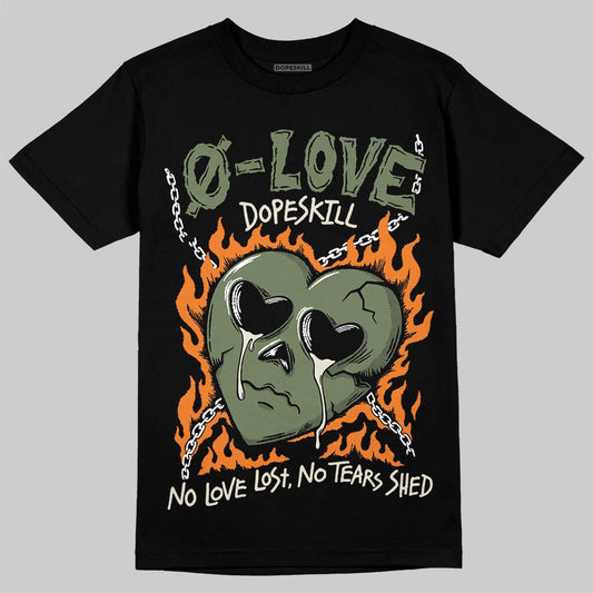 Jordan 4 Retro OG SP Undefeated (2025) DopeSkill T-Shirt Crying Heart Graphic Streetwear - Black
