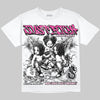 Pink Sneakers DopeSkill Oversize Print T-Shirt Just Rich Graphic Streetwear