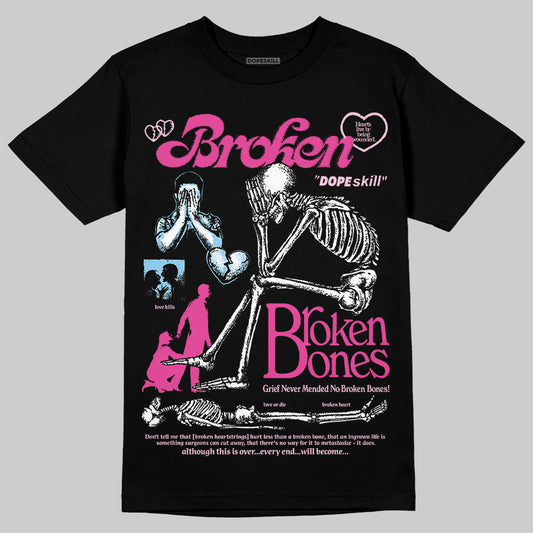 Jordan 6 “Doernbecher” DopeSkill T-Shirt Broken Bones Graphic Streetwear - Black