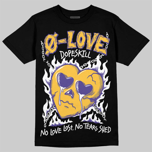 Kobe 8 Protro "Lakers Home" DopeSkill T-Shirt Crying Heart Graphic Streetwear - Black