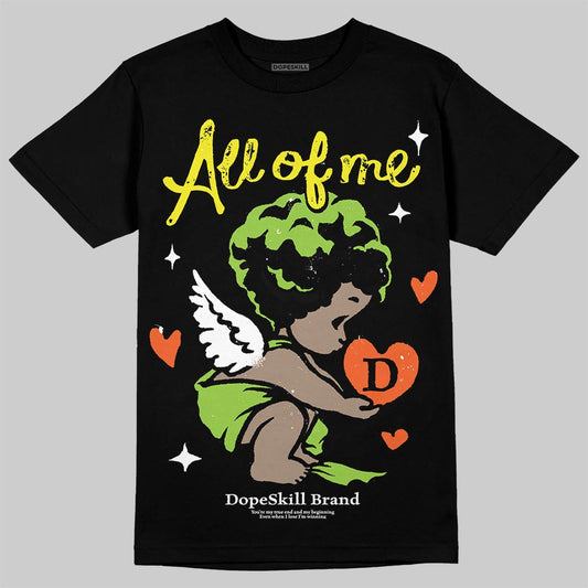 Neon Green Sneakers DopeSkill T-Shirt All Of Me Graphic Streetwear - Black