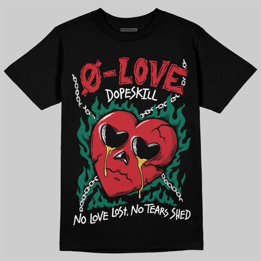 Jordan 3 Mexico 'El Vuelo' DopeSkill T-Shirt Crying Heart Graphic Streetwear - Black