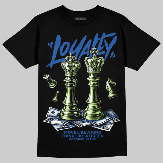 Air Griffey Max 1 Varsity Royal and Volt DopeSkill T-Shirt Loyalty Graphic Streetwear - Black