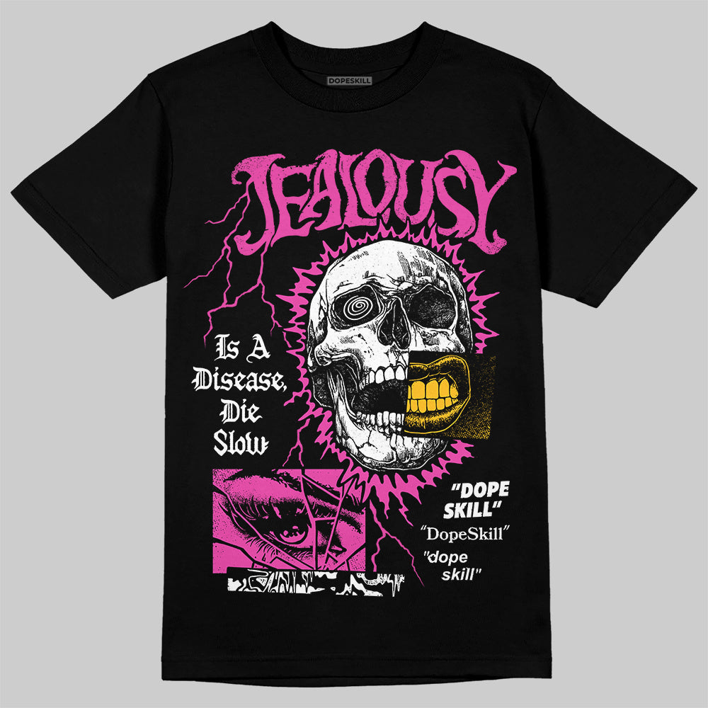Jordan 4 “Comic” DopeSkill T-Shirt Jealousy Graphic Streetwear - Black