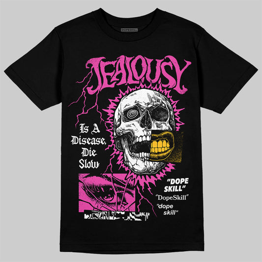 Jordan 4 “Comic” DopeSkill T-Shirt Jealousy Graphic Streetwear - Black