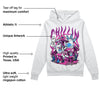 Hyper Violet 4s DopeSkill Hoodie Sweatshirt Chillin Graphic