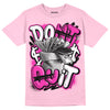 Pink Sneakers DopeSkill Pink T-shirt Don't Quit Graphic Streetwear