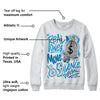 Military Blue 4s DopeSkill Sweatshirt Real Ones Move In Silence Graphic
