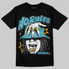 Jordan 11 Retro Gamma Blue (2025) DopeSkill T-Shirt No Rules Graphic Streetwear - Black