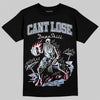 Jordan 3 GS “Cobalt Bliss” DopeSkill T-Shirt Cant Lose Graphic Streetwear - Black