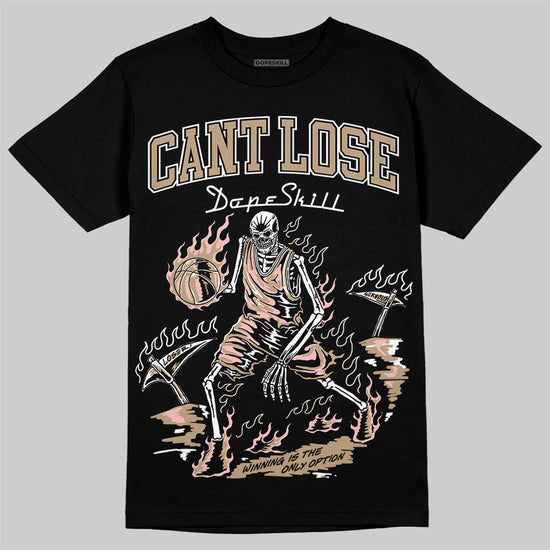 Nike Air Force 1 Low Canvas “Linen” DopeSkill T-Shirt Cant Lose Graphic Streetwear - Black