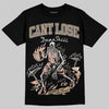 Nike Air Force 1 Low Canvas “Linen” DopeSkill T-Shirt Cant Lose Graphic Streetwear - Black
