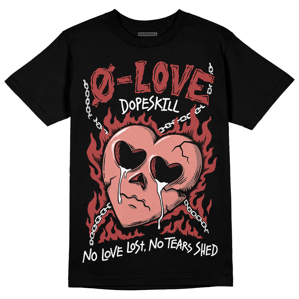 Jordan 13 “Dune Red” DopeSkill T-Shirt Crying Heart Graphic Streetwear - Black