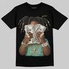 Jordan 3 "Green Glow" DopeSkill T-Shirt Rich Youth Graphic Streetwear - Black
