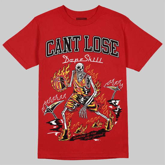 Jordan 14 Retro Ferrari (2025) DopeSkill T-Shirt Cant Lose Graphic Streetwear - Red