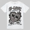 Jordan 4 Retro Cave Stone DopeSkill T-Shirt Crying Heart Graphic Streetwear - White