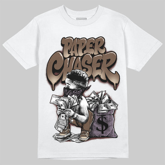 A Ma Maniére x Air Jordan 4 “Dark Mocha” DopeSkill T-Shirt Paper Chaser Boy Graphic Streetwear - White