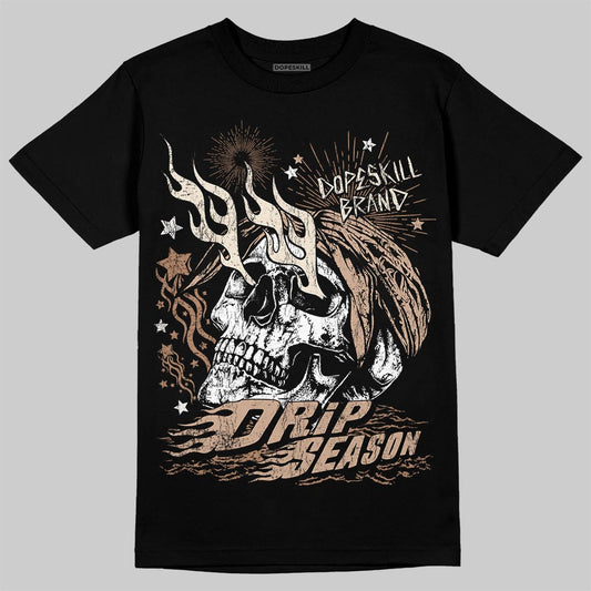 Jordan 4 Retro Cozy Girl DopeSkill T-Shirt Drip Season Graphic Streetwear - black
